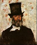 Edgar Degas Leopold Levert oil painting on canvas